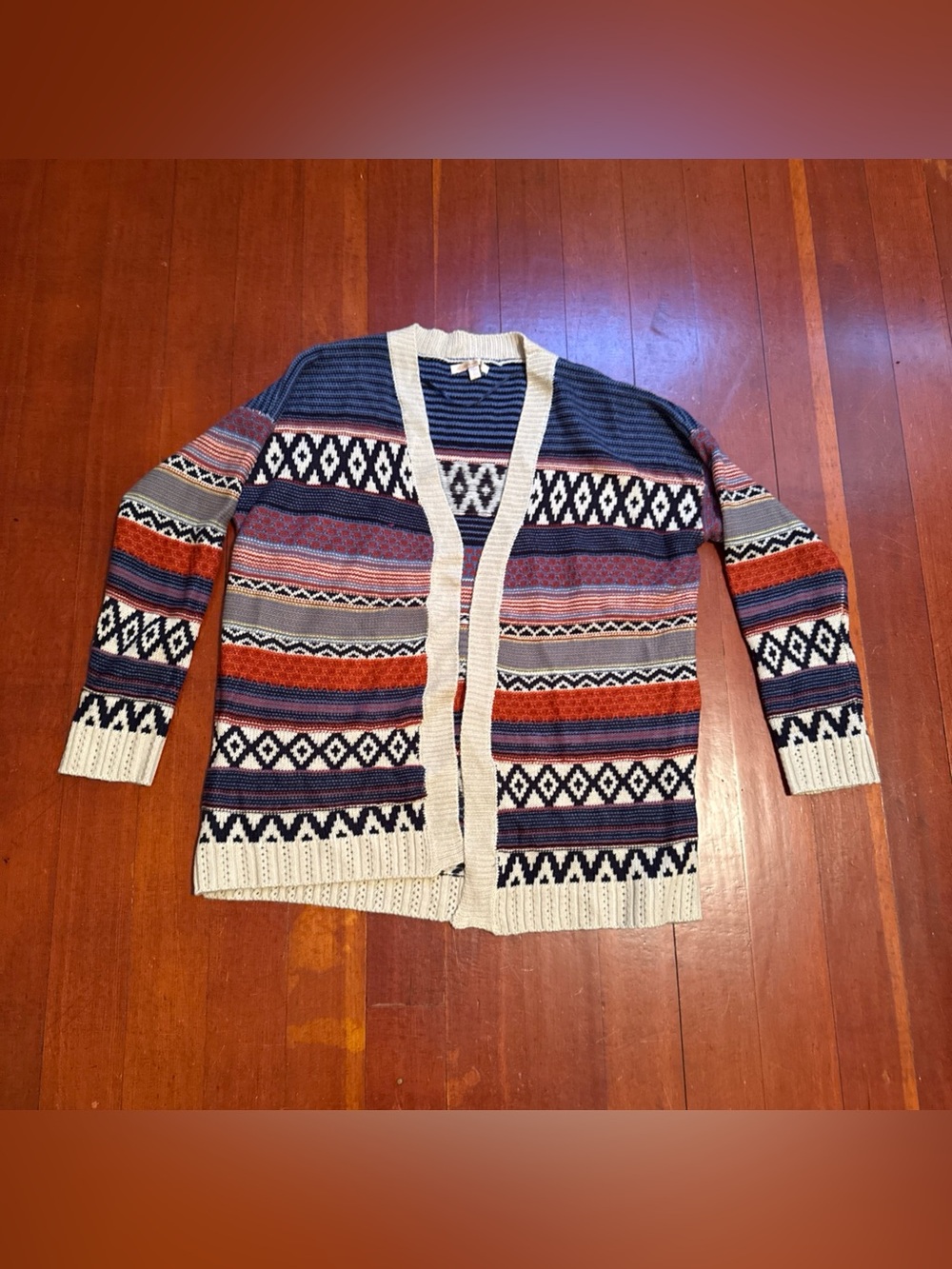 Anthropology Skies are Blue southwestern cardigan size S